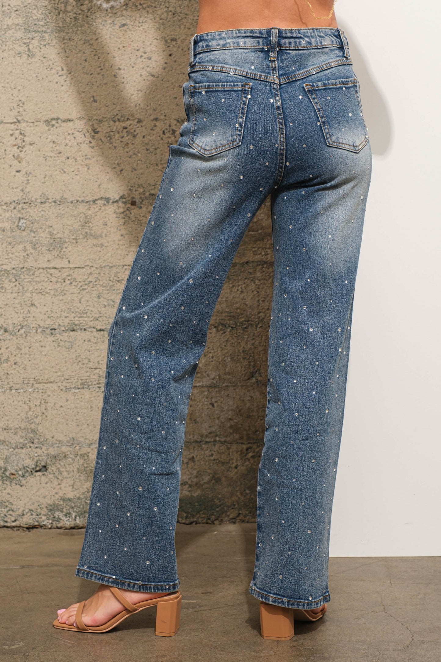 Analy Rhinestone Jeans