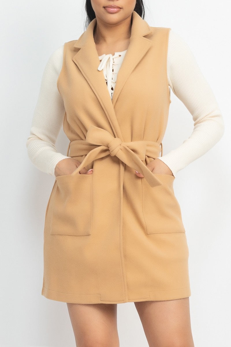 Carolina Sleeveless Coat