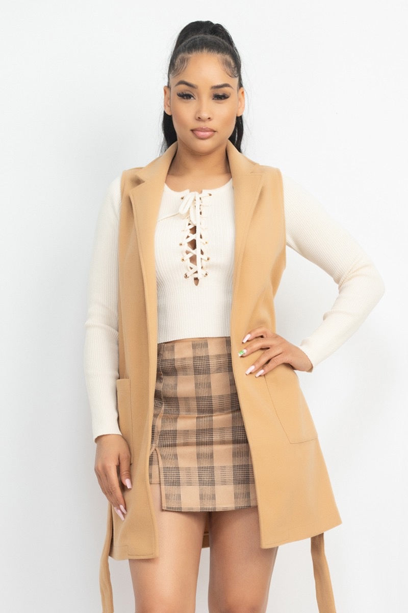 Carolina Sleeveless Coat