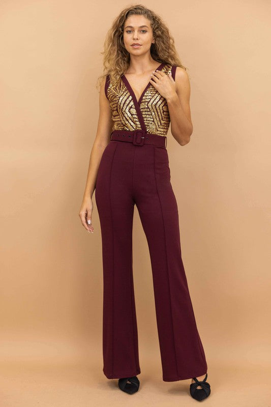 Constanza Sequins Jumpsuit