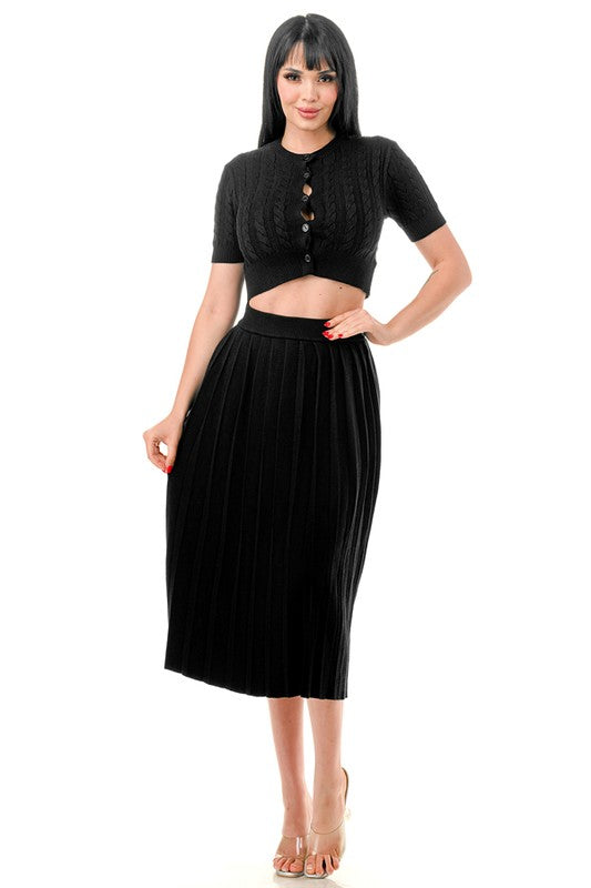 Claudia Skirt and Top Set